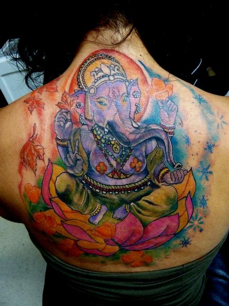 Tattoos - Ganesh Coverup - 68939